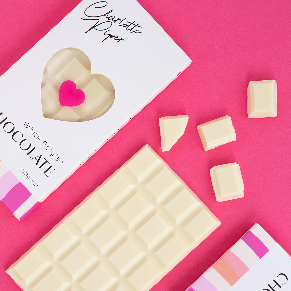 Charlotte Piper White Belgian Chocolate (100g Bar) — image 2