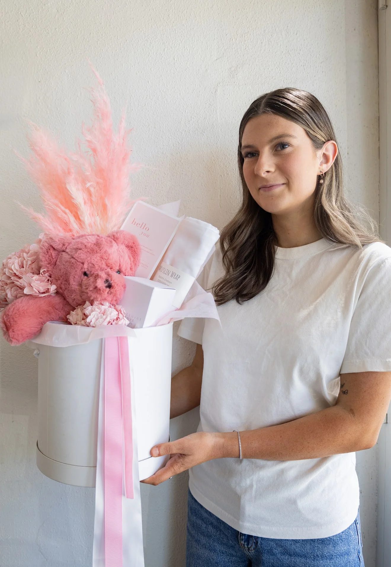 Preserved Gender Neutral Baby Hat Box